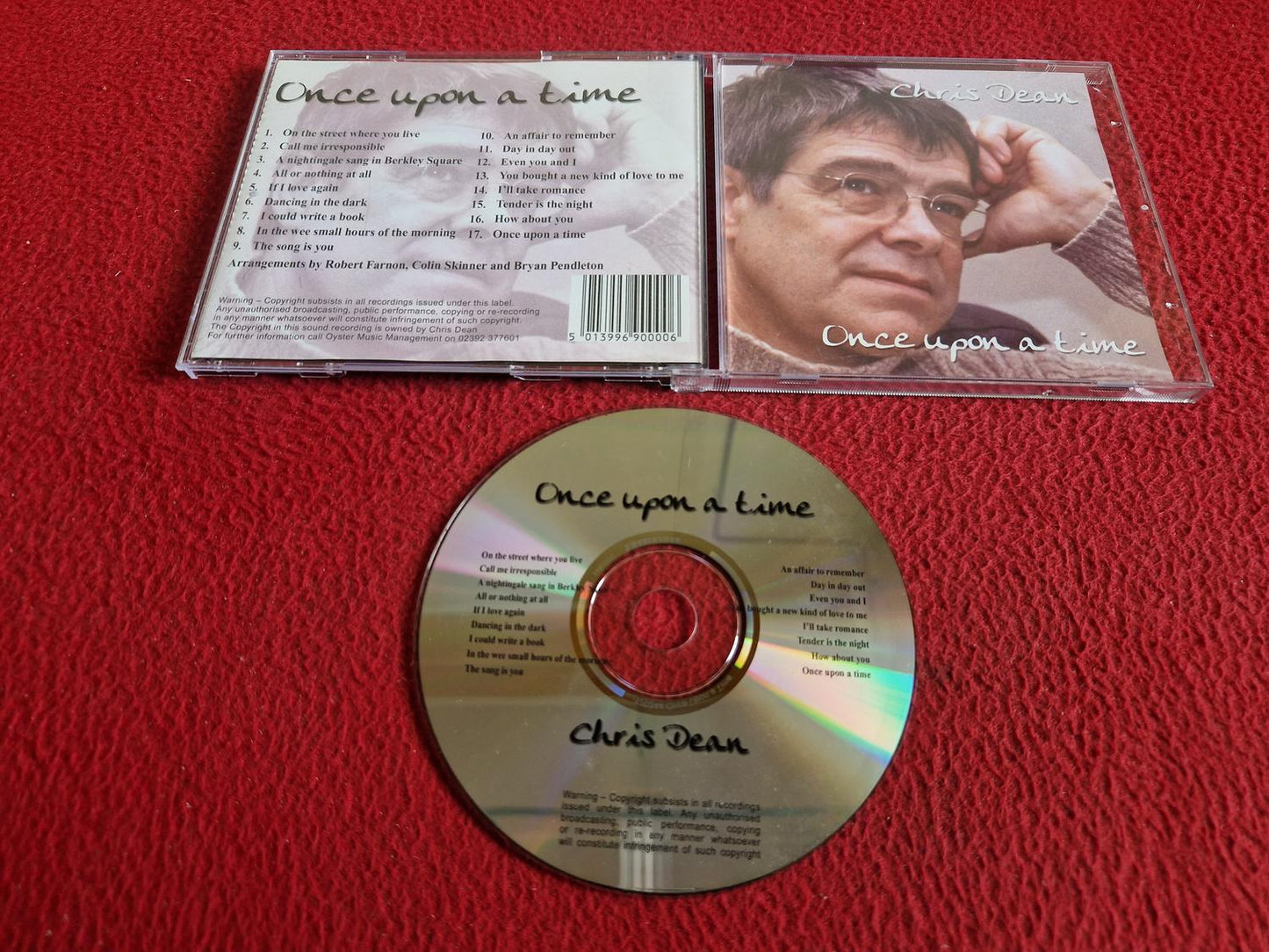 CHRIS DEAN ONCE UPON A TIME CD
