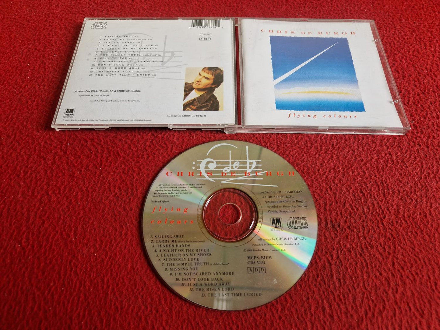 CHRIS DE BURGH FLYING COLOURS CD