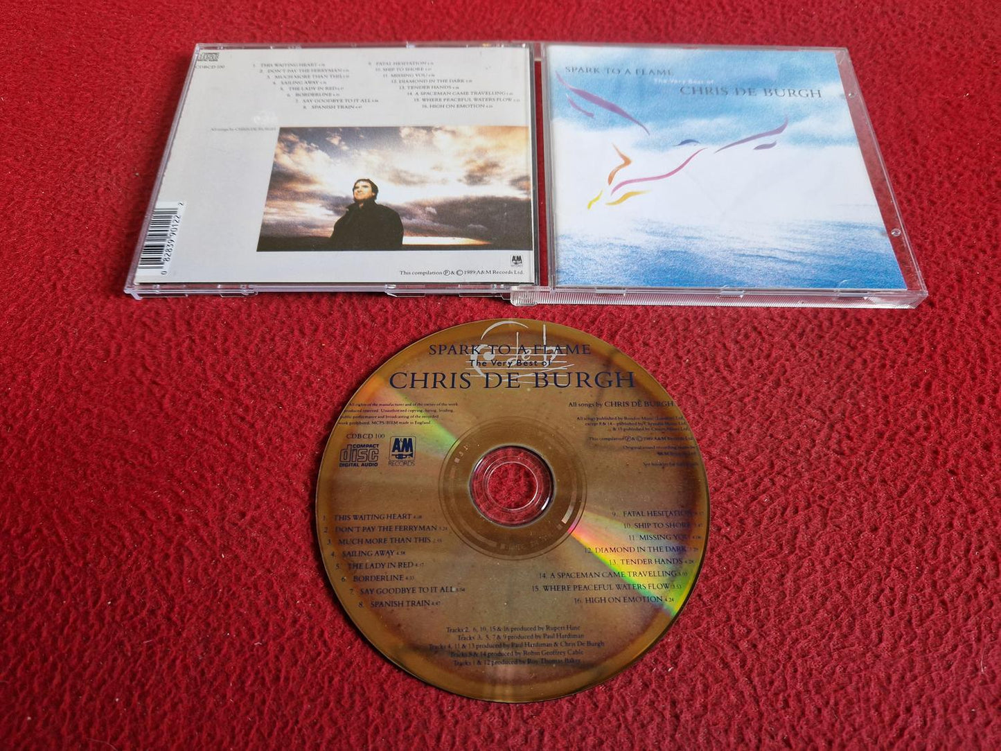 CHRIS DE BURGH SPARK TO A FLAME THE VERY BEST OF CD