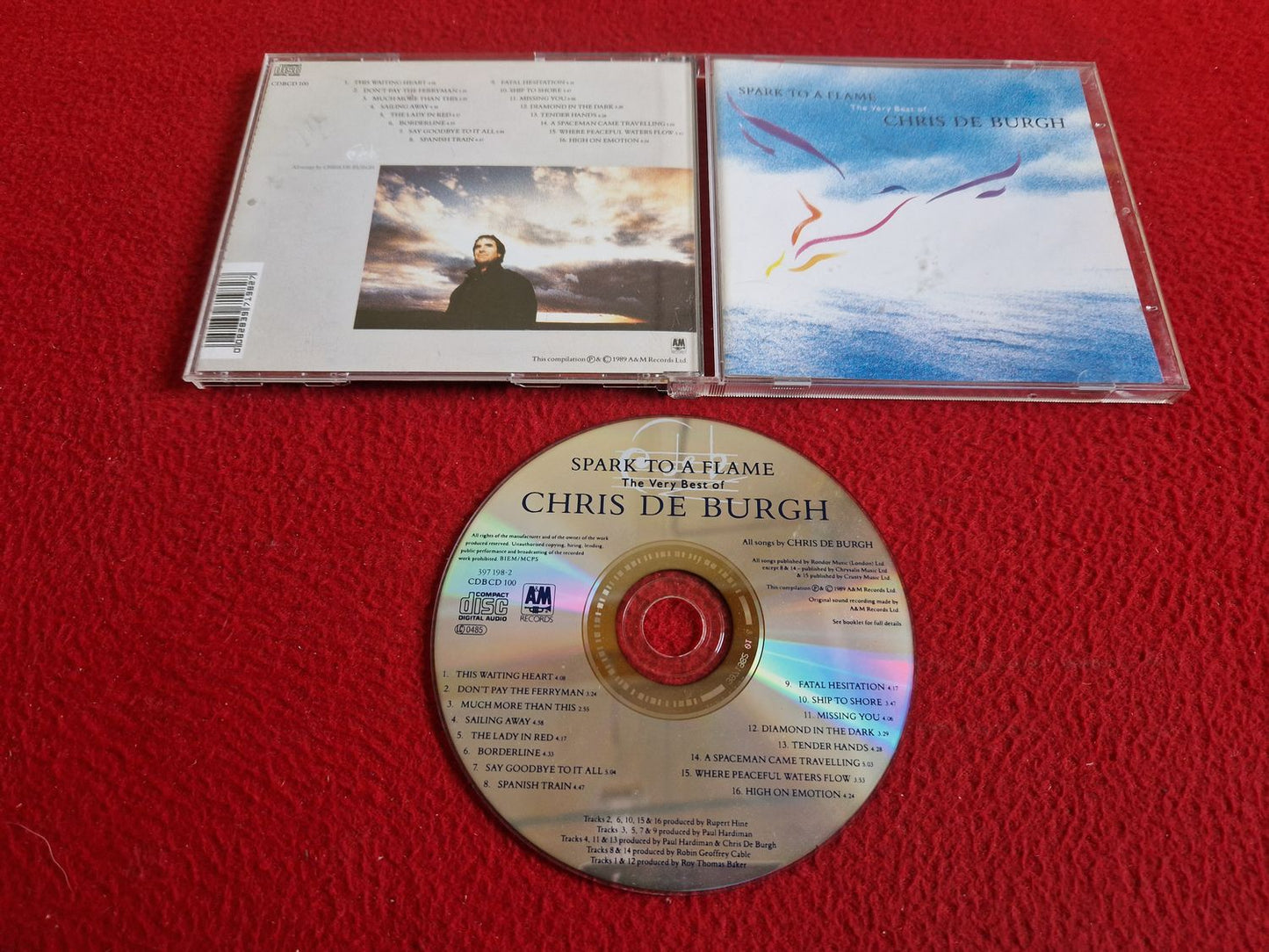 CHRIS DE BURGH SPARK TO A FLAME THE VERY BEST OF CHRIS DE BURGH CD