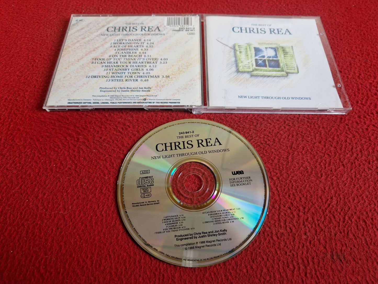 CHRIS REA NEW LIGHT THROUGH OLD WINDOWS THE BEST OF CD