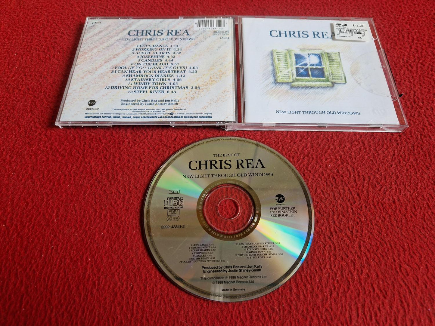 CHRIS REA NEW LIGHT THROUGH OLD WINDOWS THE BEST OF CD
