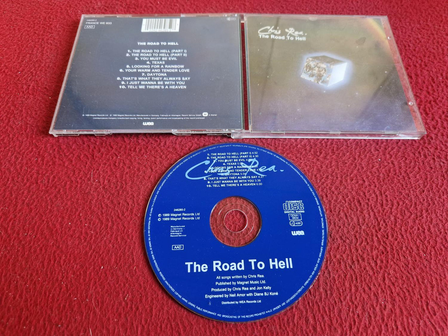 CHRIS REA THE ROAD TO HELL CD