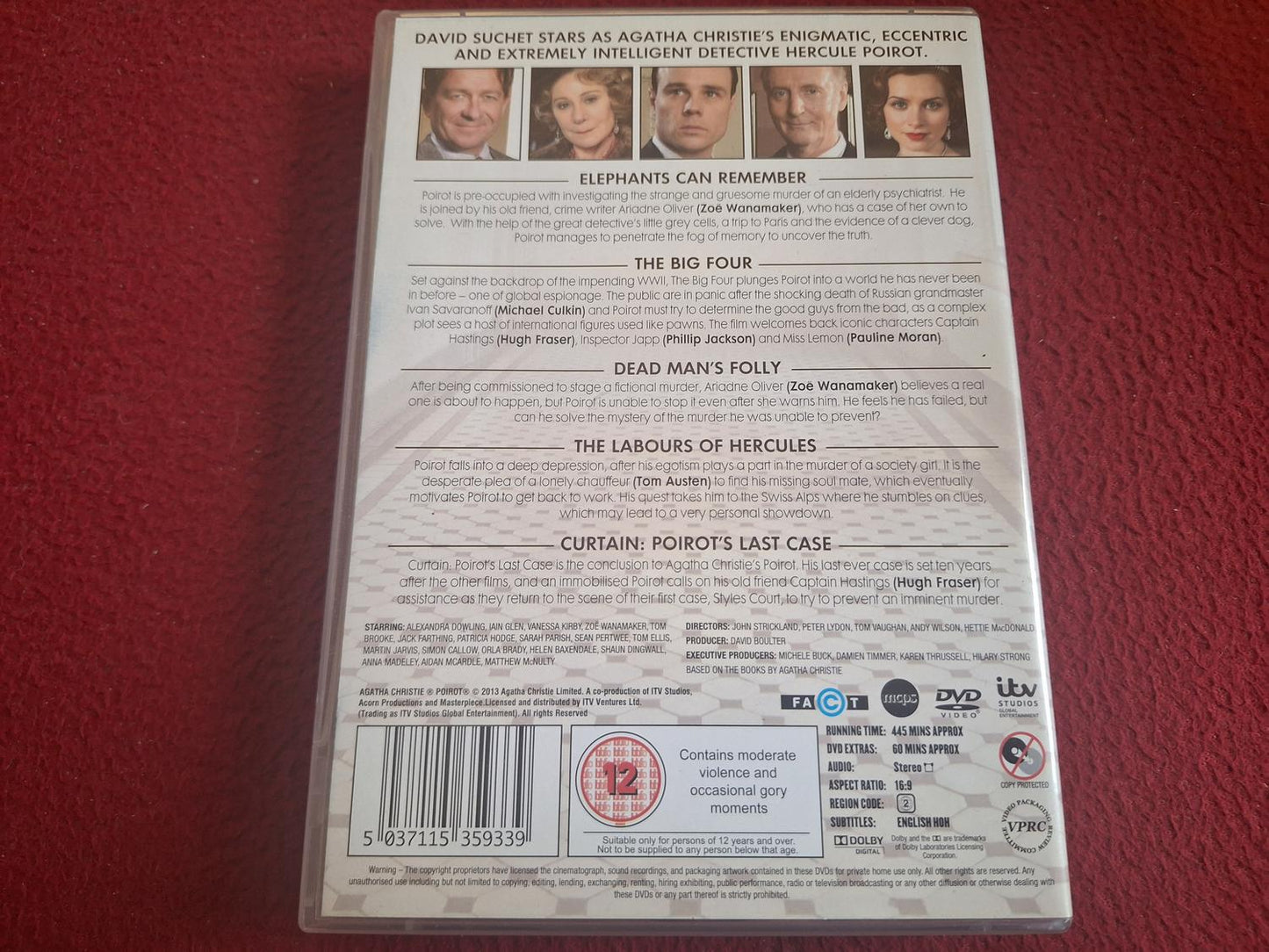 CHRISTIE POIROT COLLECTION 9 BOX DVD