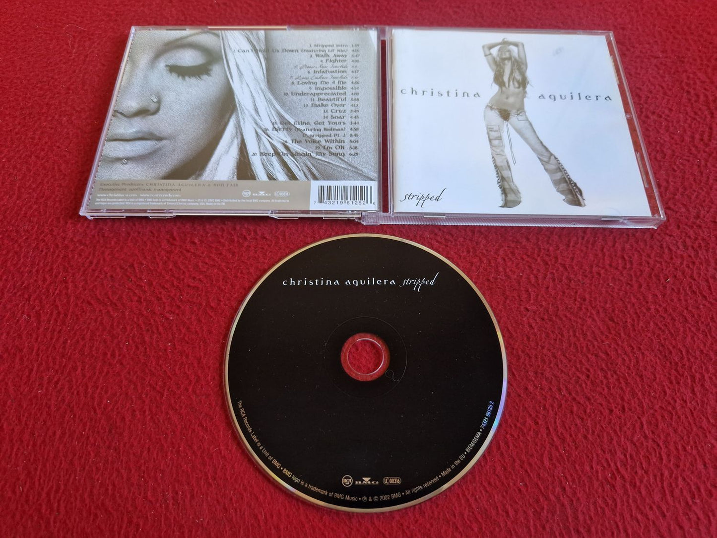 CHRISTINA AGUILERA STRIPPED CD