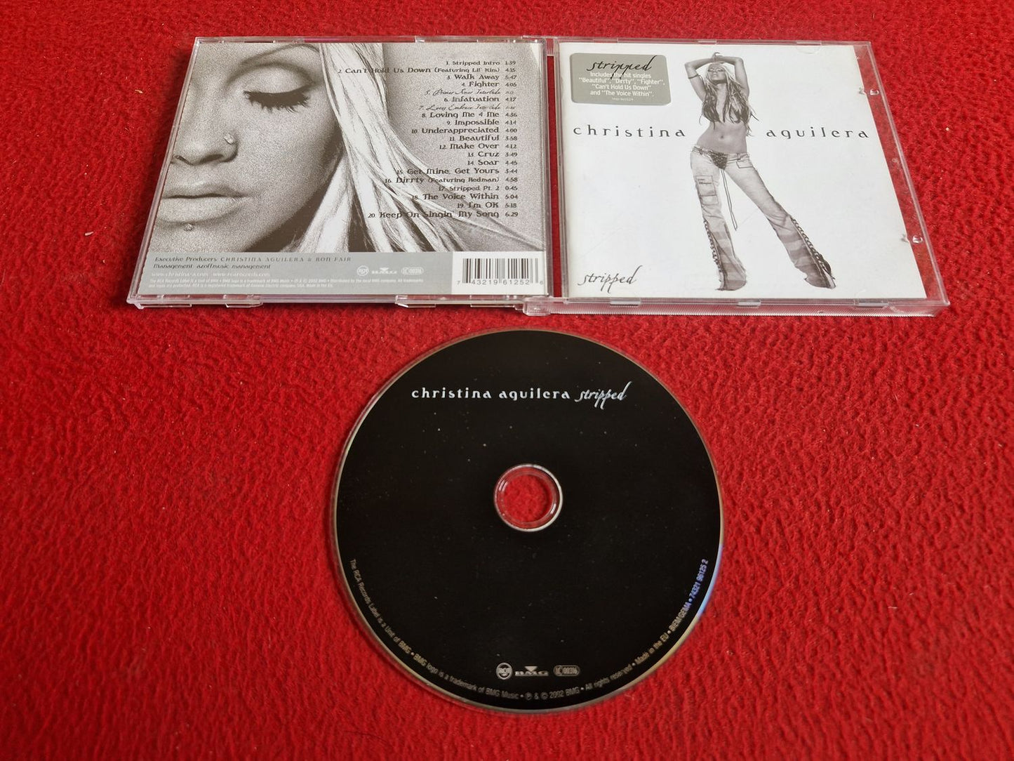 CHRISTINA AGUILERA STRIPPED CD