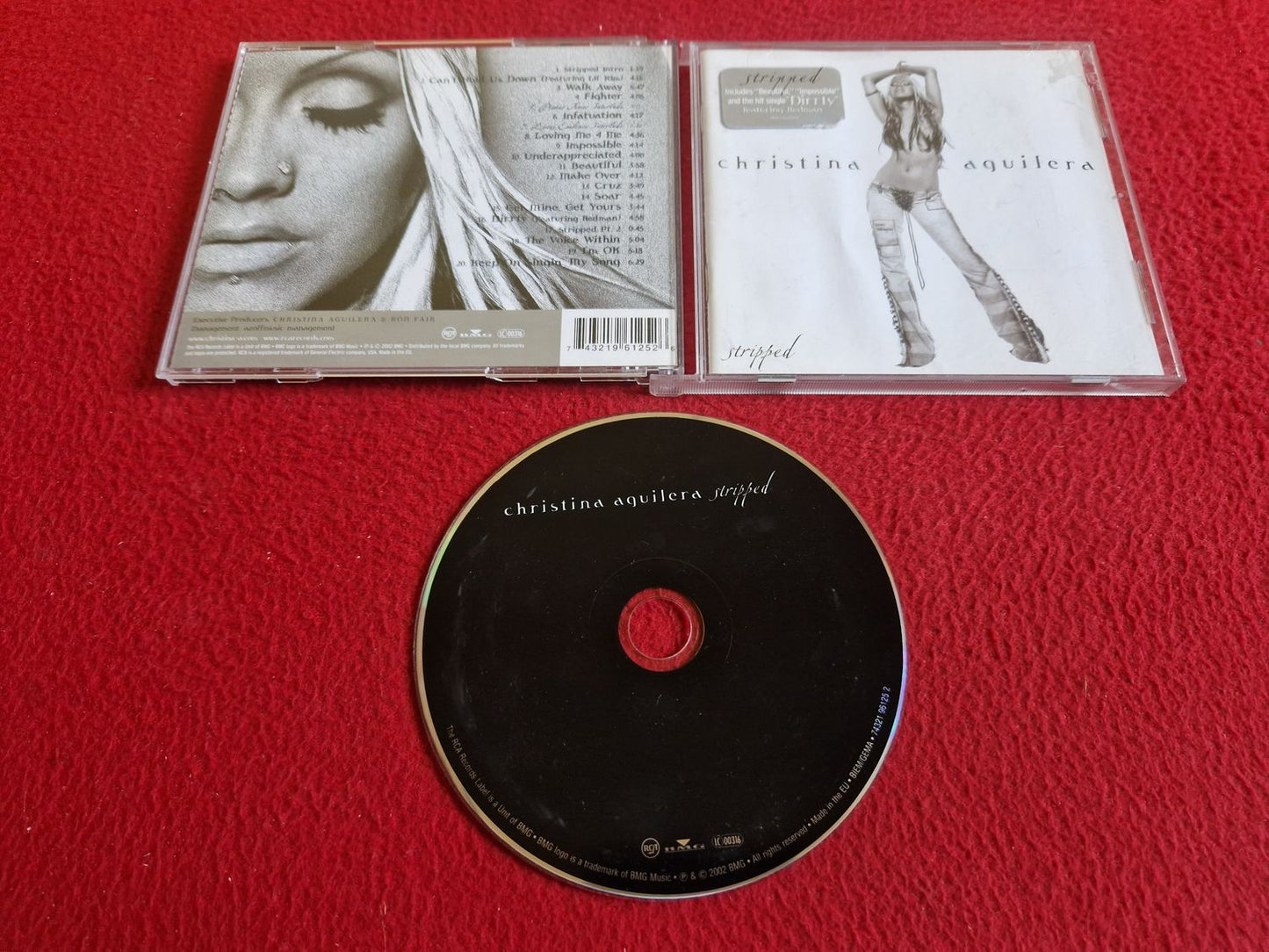 CHRISTINA AGUILERA STRIPPED CD