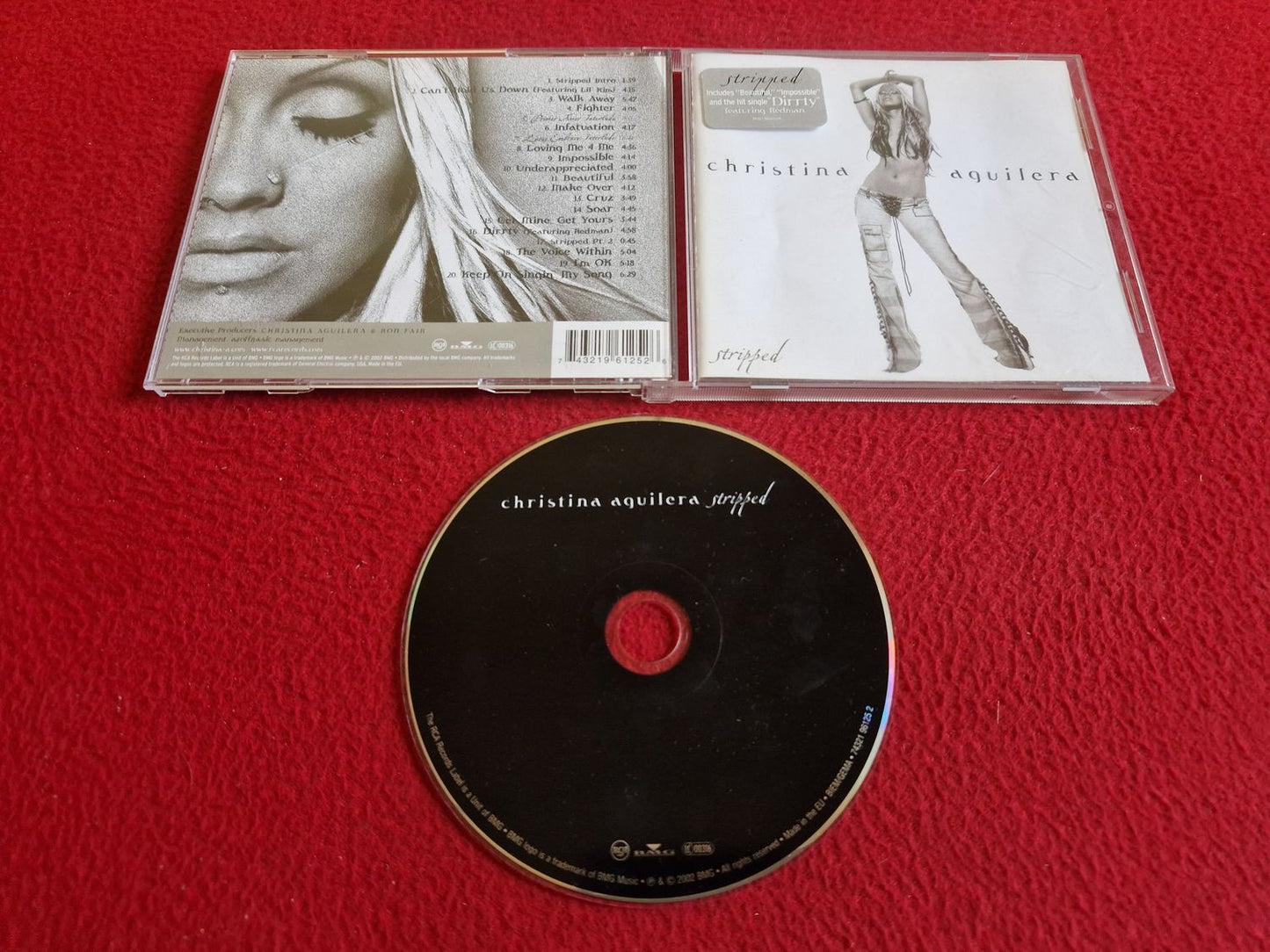 CHRISTINA AGUILERA STRIPPED CD