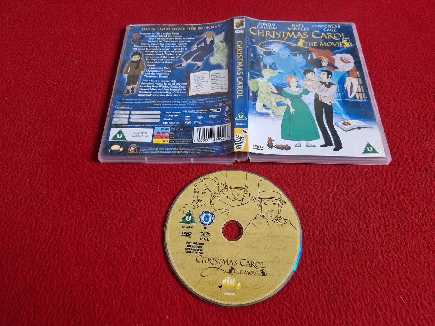 CHRISTMAS CAROL THE MOVIE DVD