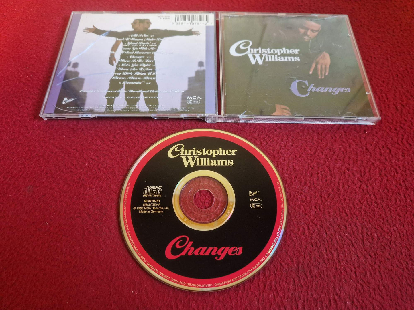 CHRISTOPHER WILLIAMS CHANGES CD