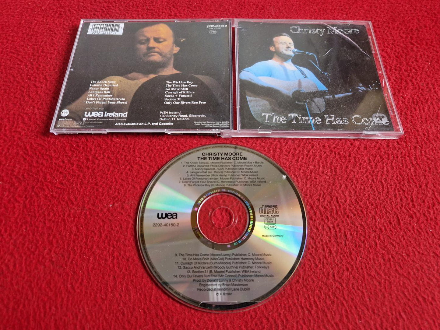 CHRISTY MOORE THE TIME HAS COME CD