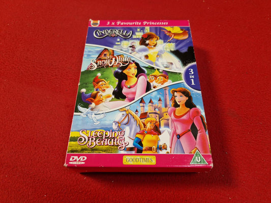 CINDERELLA / SNOW WHITE / SLEEPING BEAUTY BOX till DVD