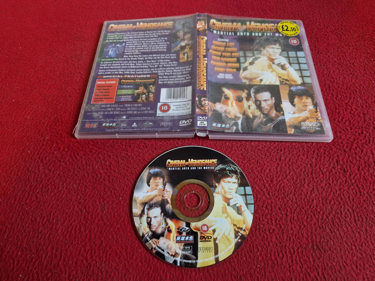 CINEMA OF VENGEANCE - BRUCE LEE / JACKIE CHAN / VAN DAMME mfl DVD
