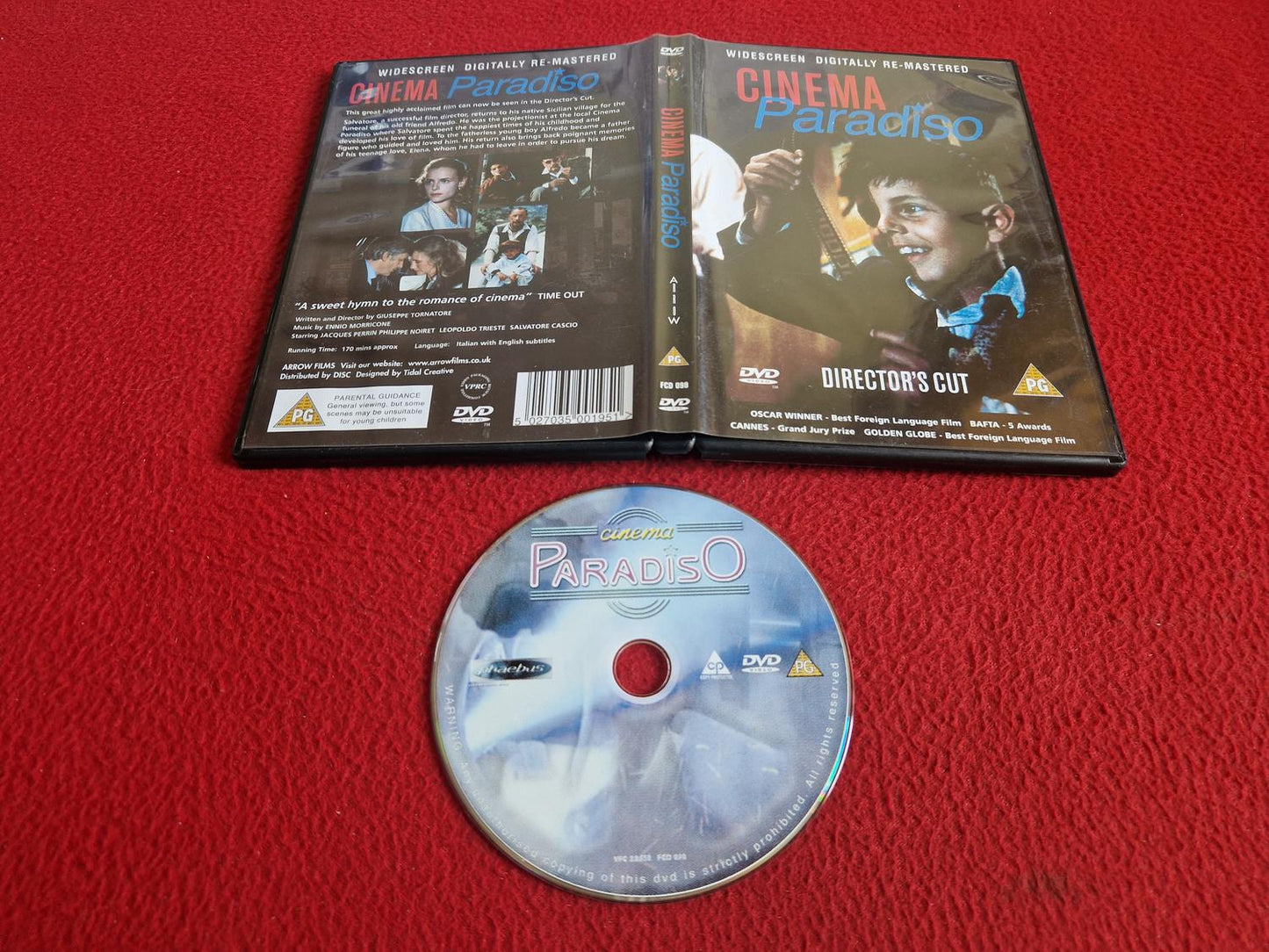 CINEMA PARADISO [ ITALIENSKT TAL ENGELSK TEXT ] DVD
