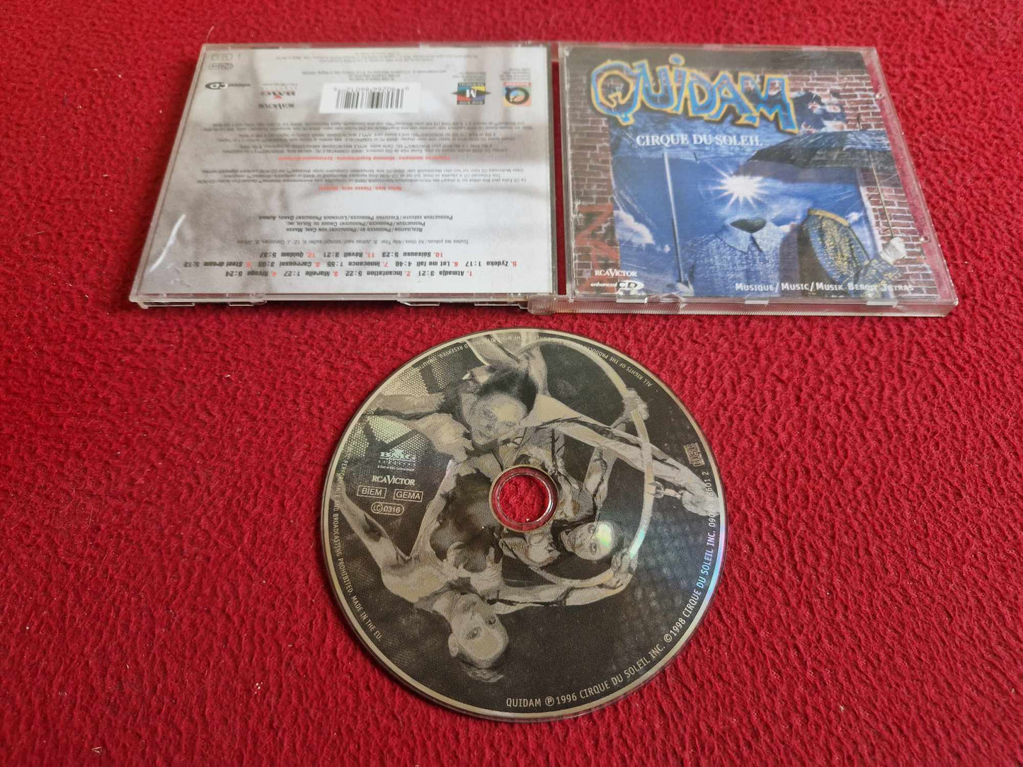 CIRQUE DU SOLEIL QUIDAM CD