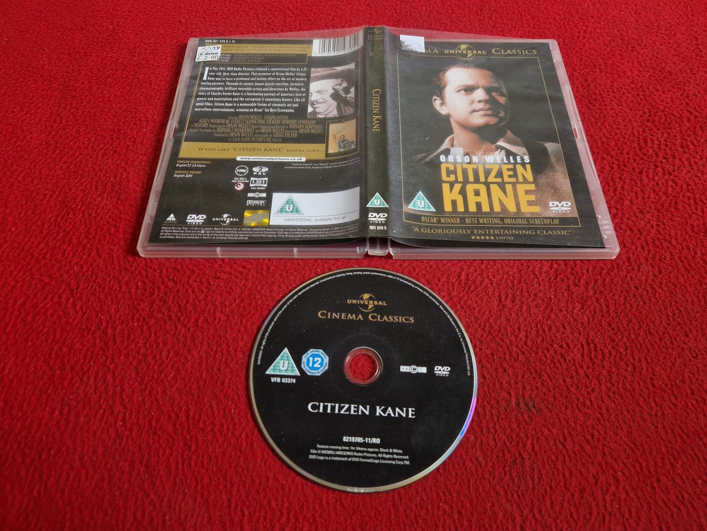 CITIZEN KANE [ ENGELSK TEXT ] DVD