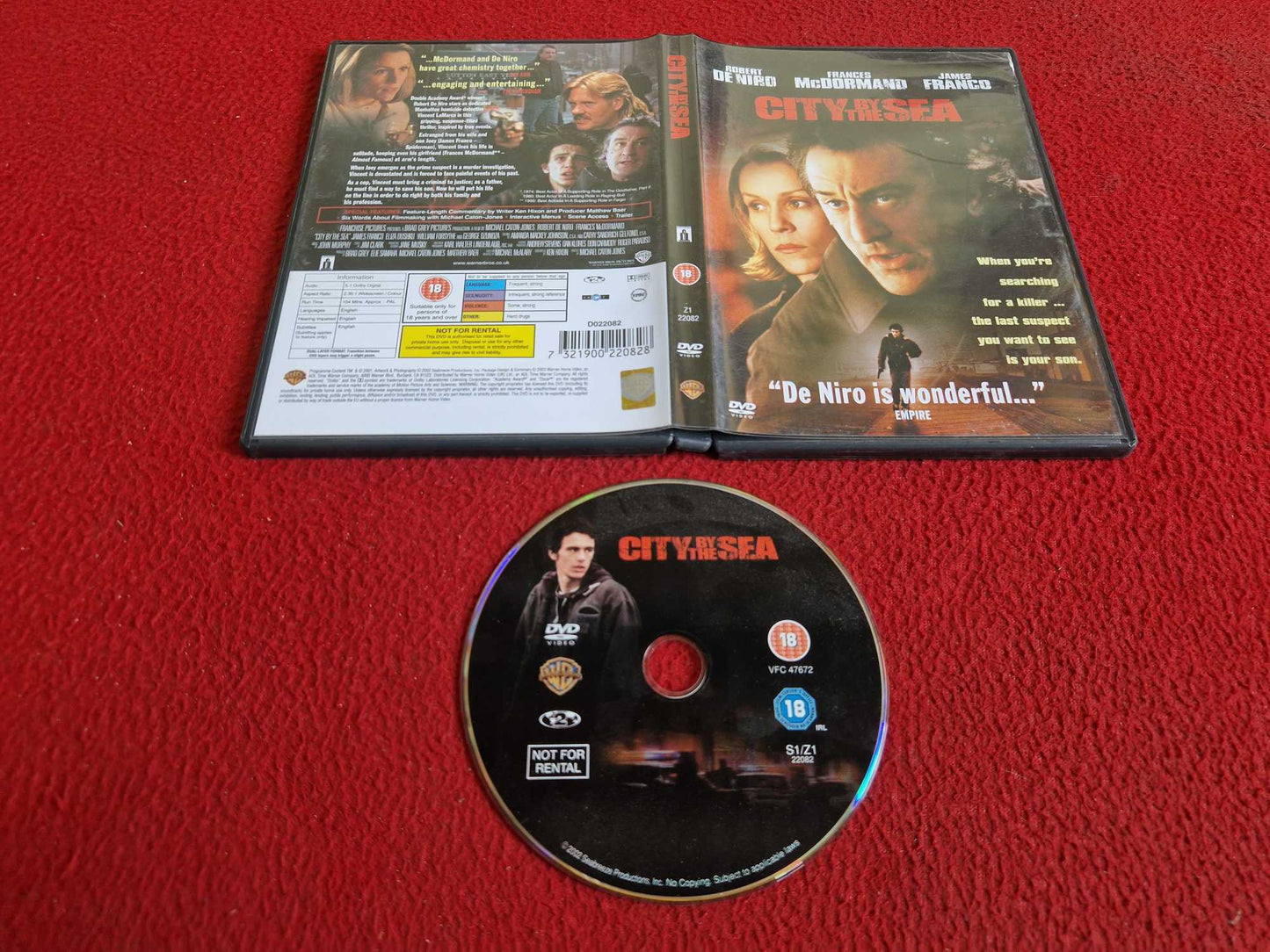 CITY BY THE SEA  DVD