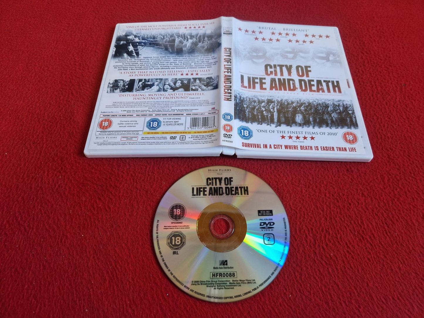 CITY OF LIFE AND DEATH DVD