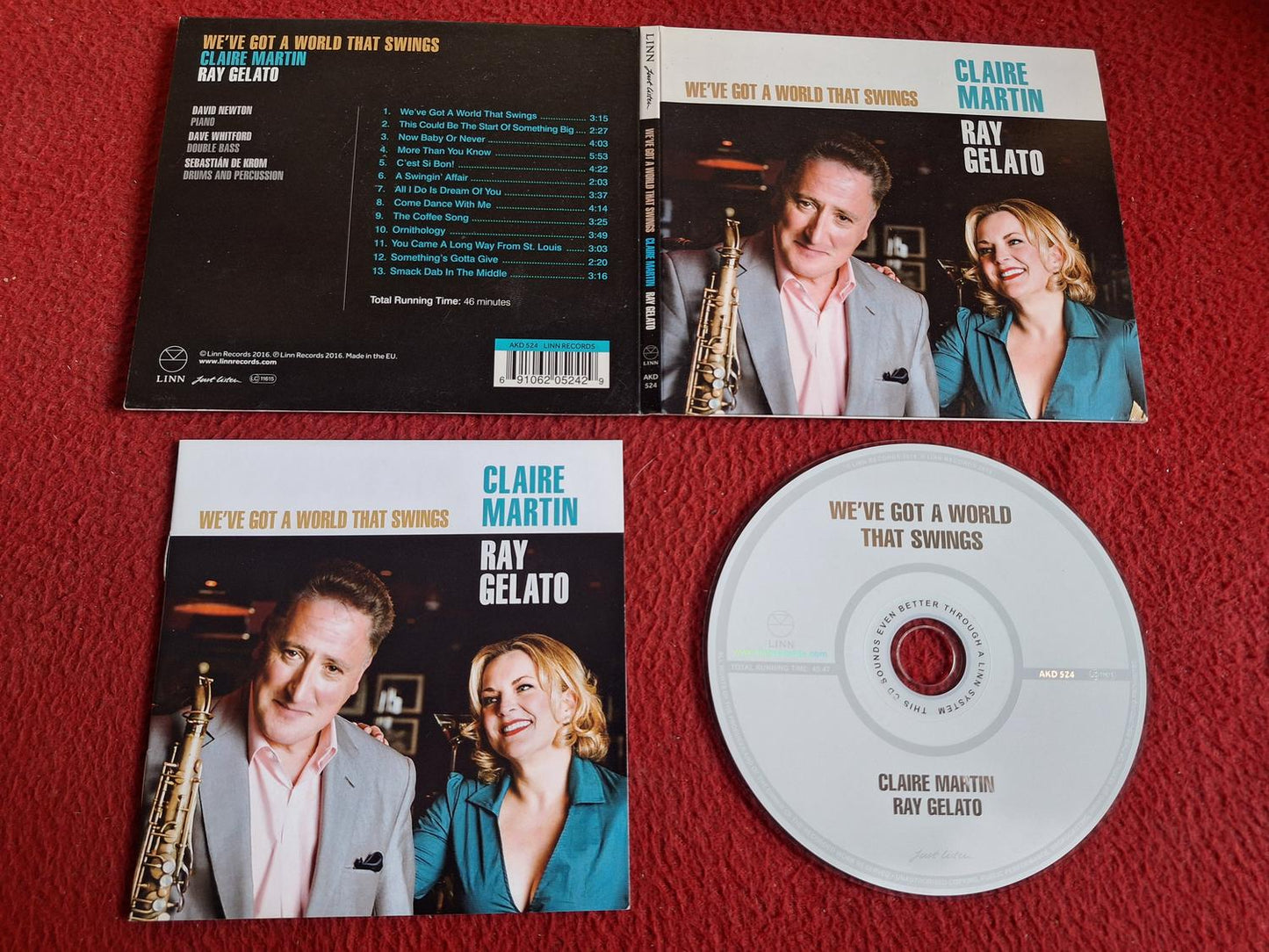 CLAIRE MARTIN RAY GELATO WE'VE GOT A WORLD THAT SWINGS CD