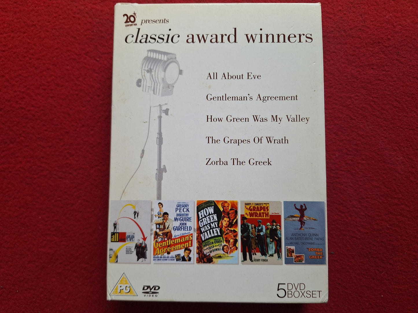 CLASSIC AWARD WINNERS - ALL ABOUT EVE / GENTLEMAN'S AGREEMENT mfl BOX DVD