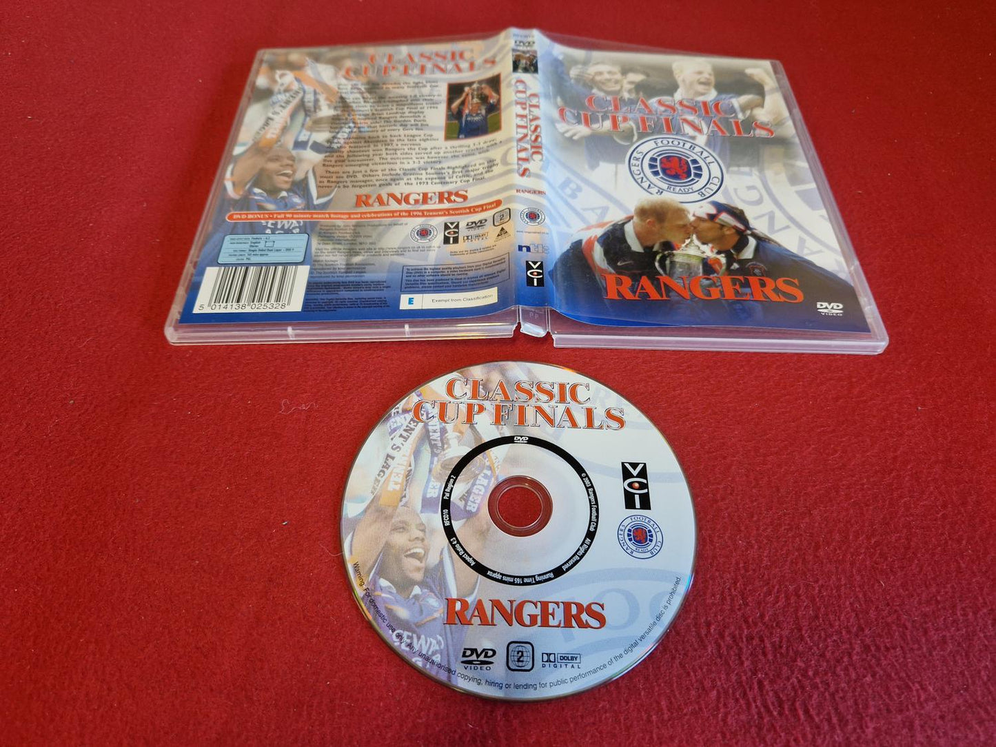 CLASSIC CUP FINALS RANGERS FOOTBALL CLUB till DVD