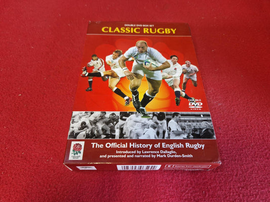 CLASSIC RUGBY THE OFFICIAL HISTORY OF ENGLISH RUGBY BOX till DVD