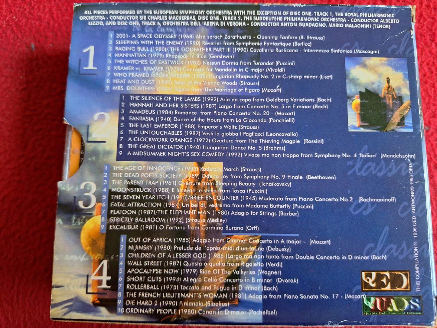 CLASSICS AT THE MOVIES CD BOX