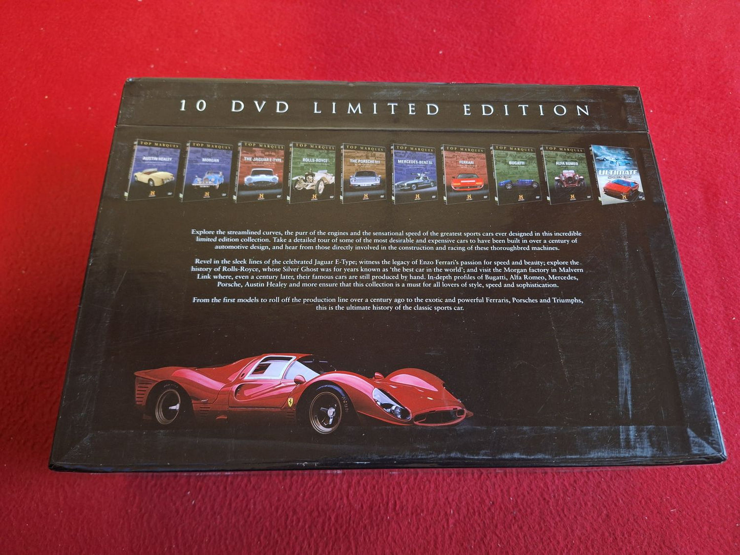 CLASSIC SPORTS CAR COLLECTION 10 DVD LIMITED EDITION BOX DVD