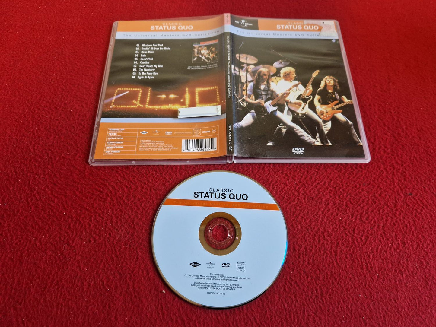 CLASSIC STATUS QUO - UNIVERSAL MASTERS DVD COLLECTION