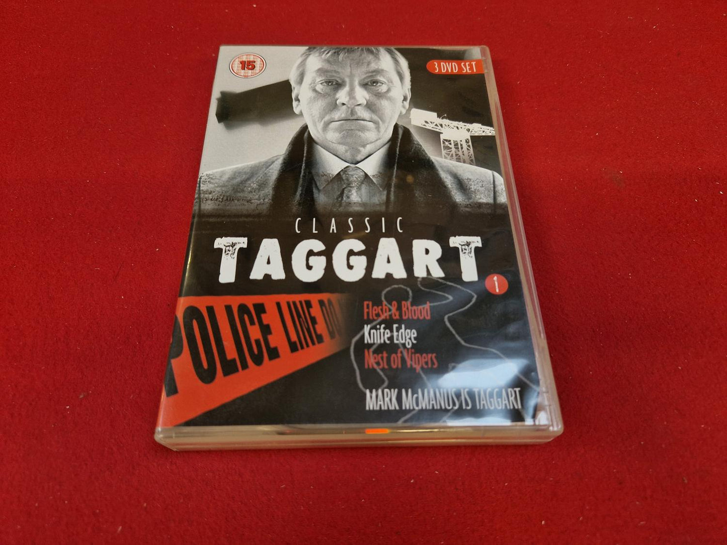 CLASSIC TAGGART FLESH & BLOOD / KINFE EDGE / NEST OF VIPERS BOX till DVD