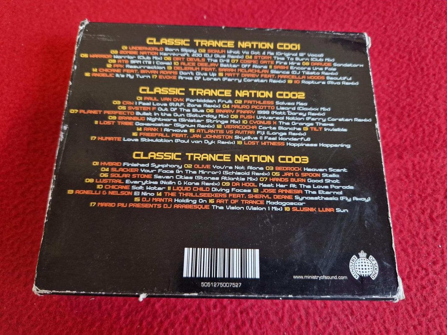 CLASSIC TRANCE NATION CD BOX