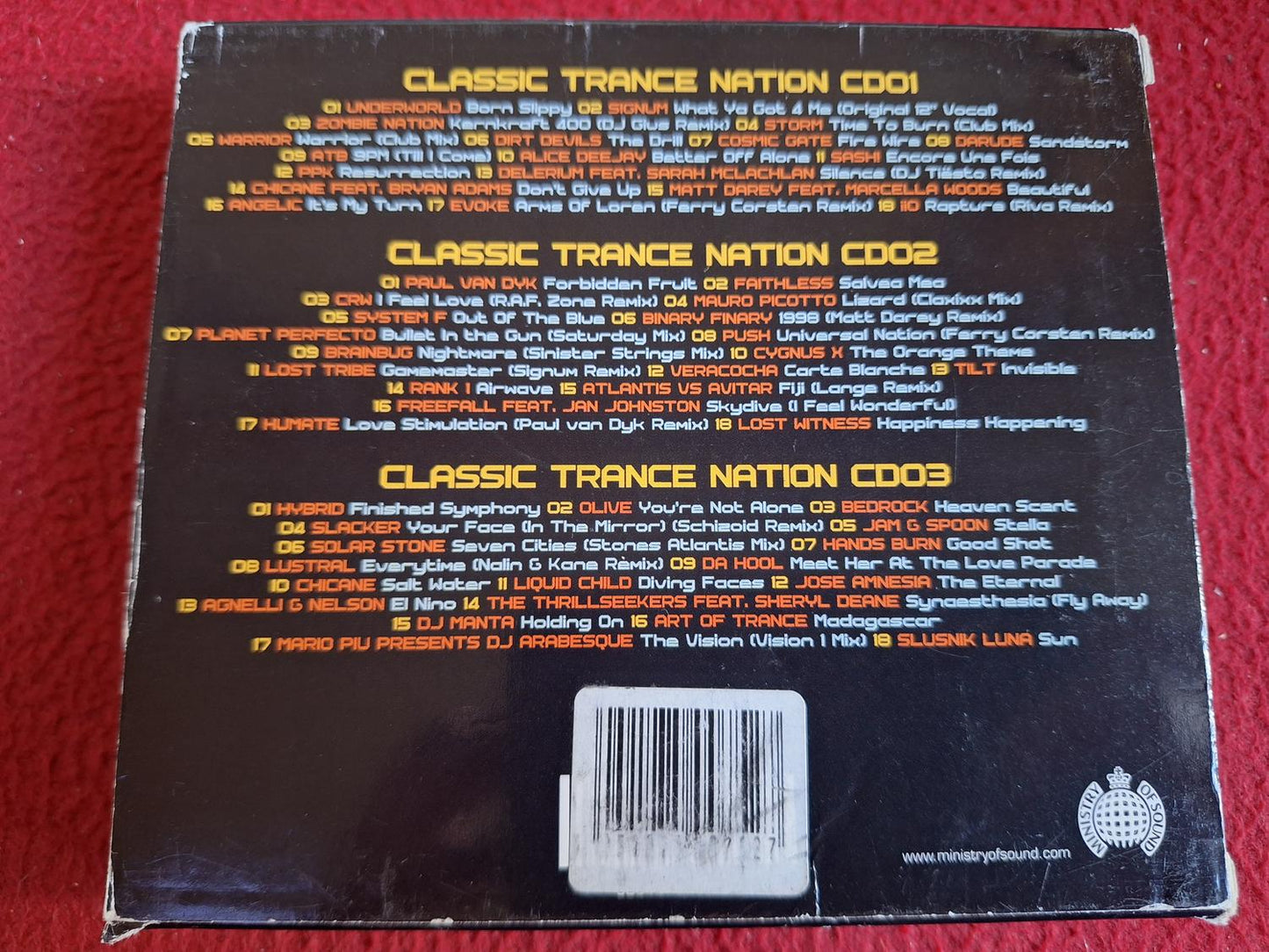 CLASSIC TRANCE NATION CD BOX
