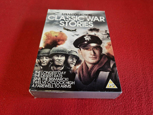 CLASSIC WAR STORIES THE LONGEST DAY / THE DESERT RATS mfl BOX till DVD