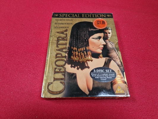 CLEOPATRA SPECIAL EDITION [ ELIZABETH TAYLOR RICHARD BURTON ] BOX till DVD