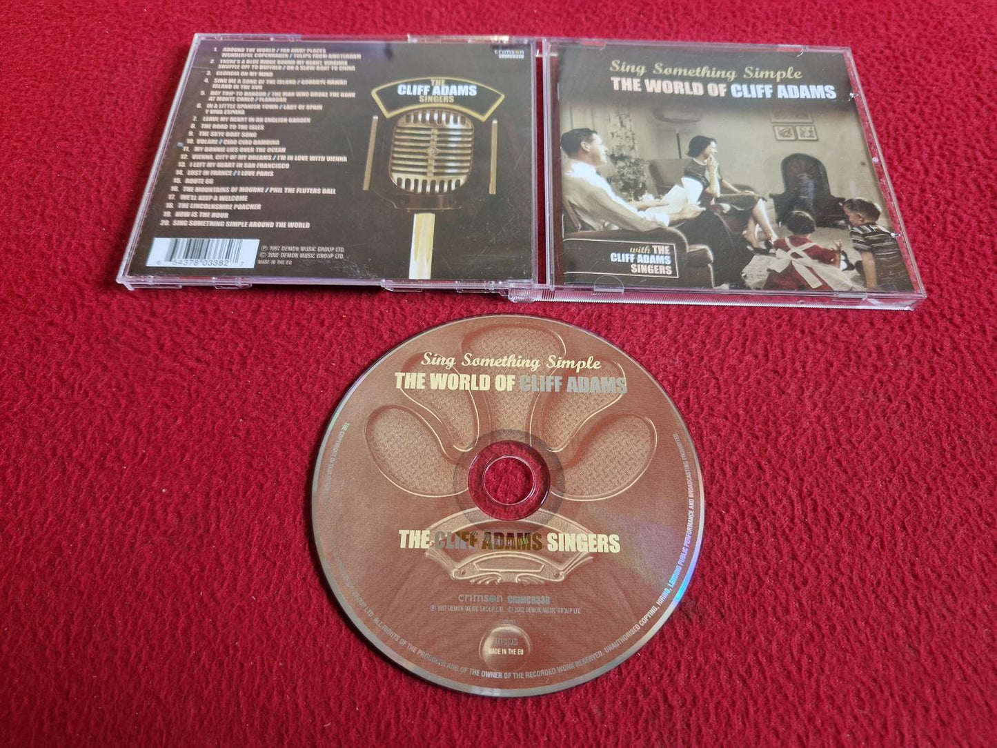CLIFF ADAMS SING SOMETHING SIMPLE THE WORLD OF CD