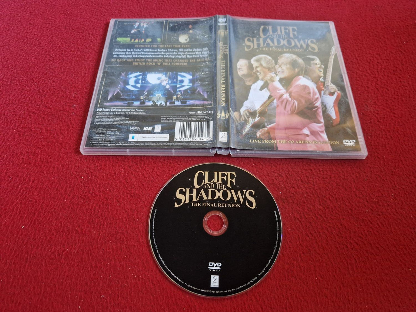 CLIFF AND THE SHADOWS THE FINAL REUNION DVD