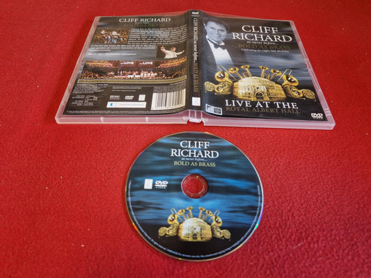 CLIFF RICHARD AS NEVER BEFORE BOLD AS BRASS LIVE AT THE ROYAL ALBERT HALL DVD