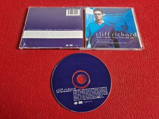 CLIFF RICHARD CAN'T KEEP THIS FEELING IN CD