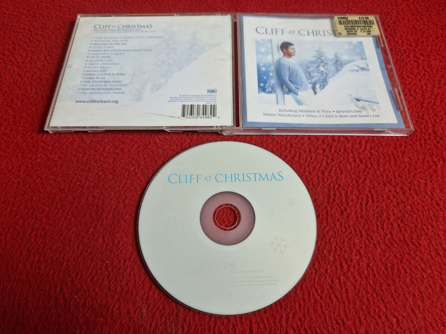 CLIFF RICHARD CLIFF AT CHRISTMAS CD