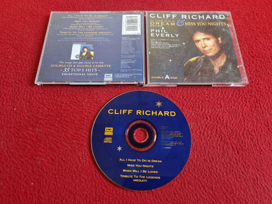 CLIFF RICHARD DUET WITH PHIL EVERLY ALL I HAVE TO DO IS DREAM MISS YOU NIGHTS CD
