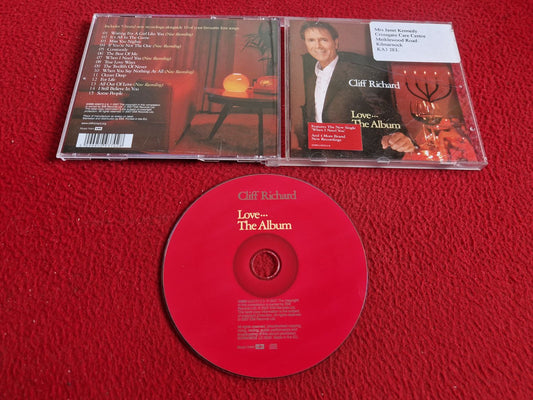 CLIFF RICHARD LOVE... THE ALBUM CD