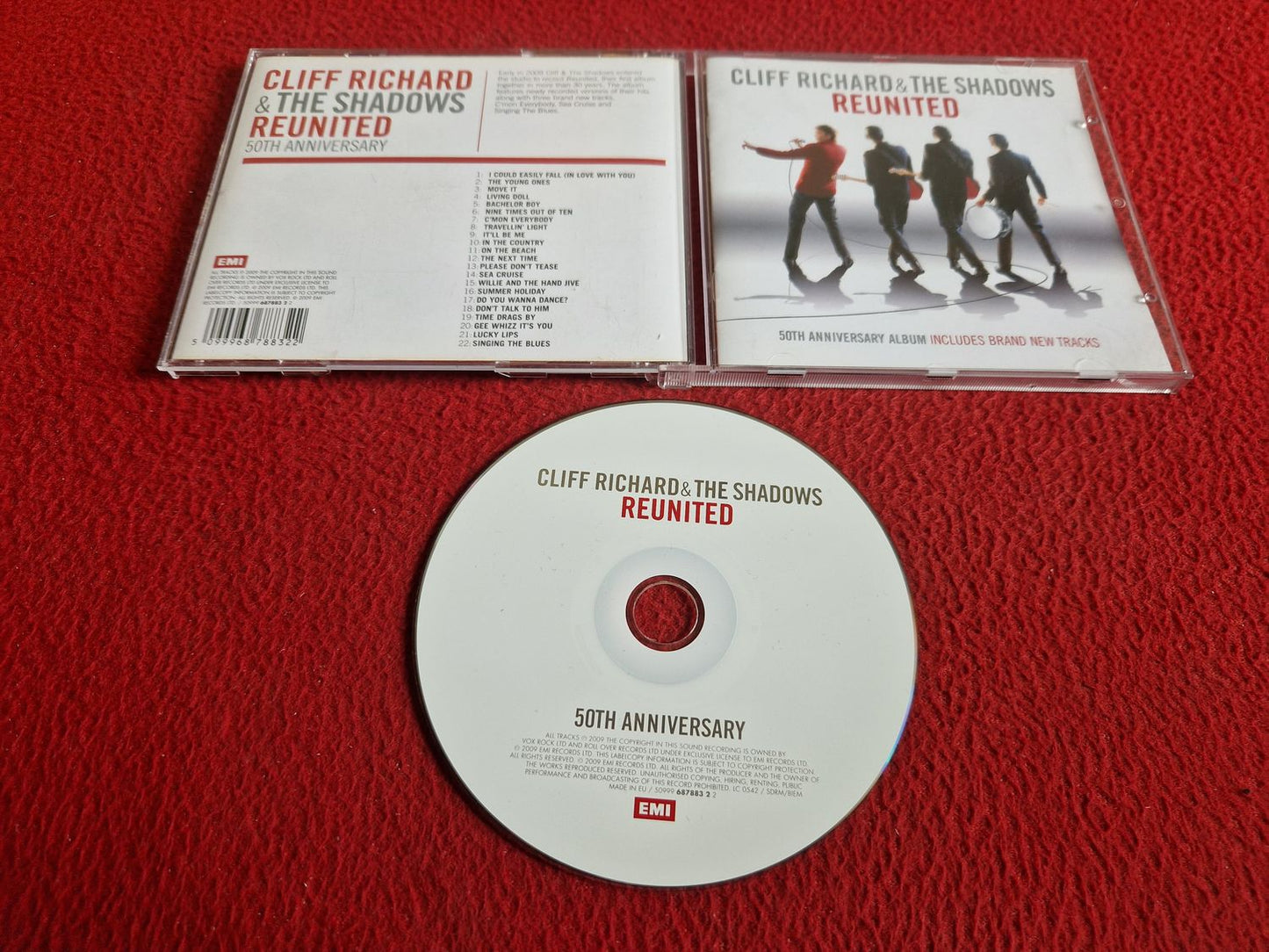 CLIFF RICHARD & THE SHADOWS REUNITED CD