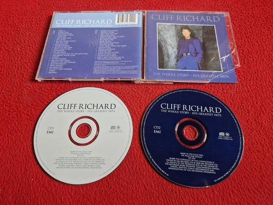 CLIFF RICHARD THE WHOLE STORY HIS GREATEST HITS CD