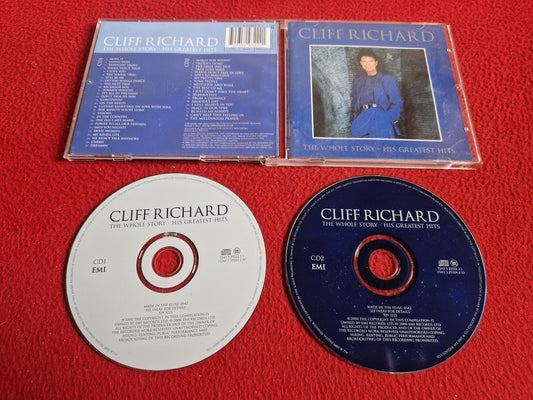 CLIFF RICHARD THE WHOLE STORY HIS GREATEST HITS CD