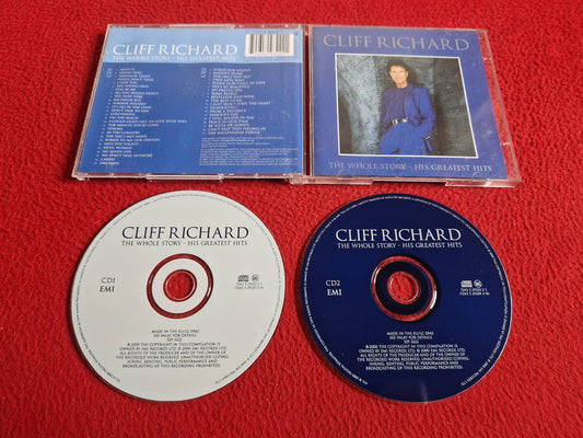 CLIFF RICHARD THE WHOLE STORY HIS GREATEST HITS CD