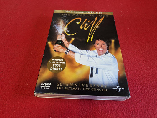 CLIFF RICHARD TIME MACHINE TOUR 50TH ANNIVERSARY BOX till DVD