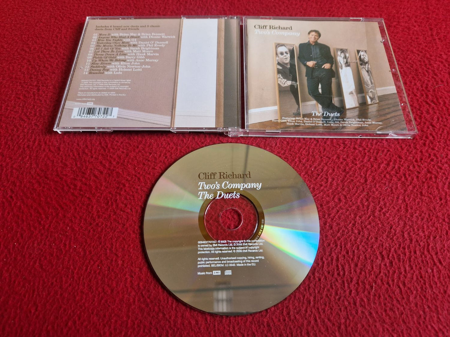 CLIFF RICHARD TWO'S COMPANY THE DUETS CD