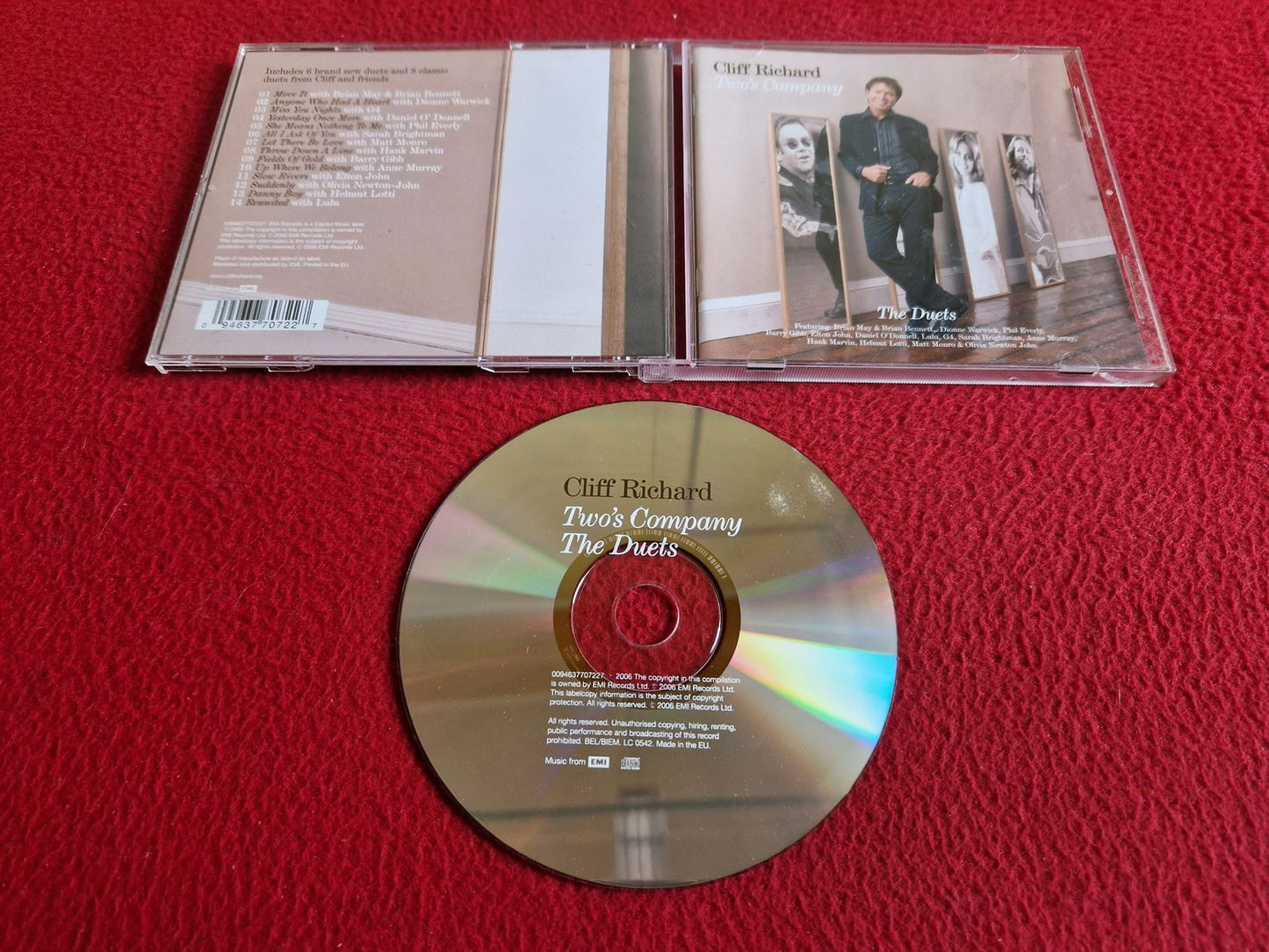 CLIFF RICHARD TWO'S COMPANY THE DUETS CD