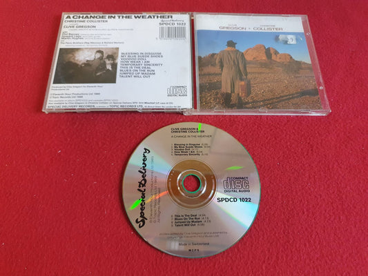 CLIVE GREGSON & CHRISTINE COLLISTER A CHANGE IN THE WEATHER till CD