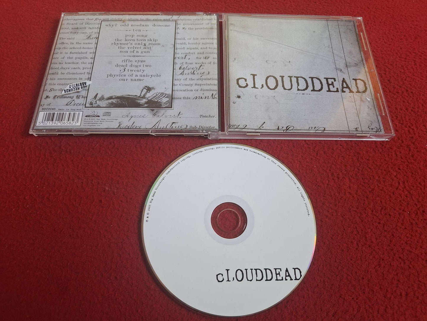 CLOUDDEAD TEN CD